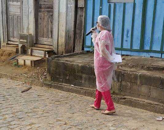 Camacã: Ação Educativa contra o COVID-19 é realizada no Bairro Novo em São João do Panelinha